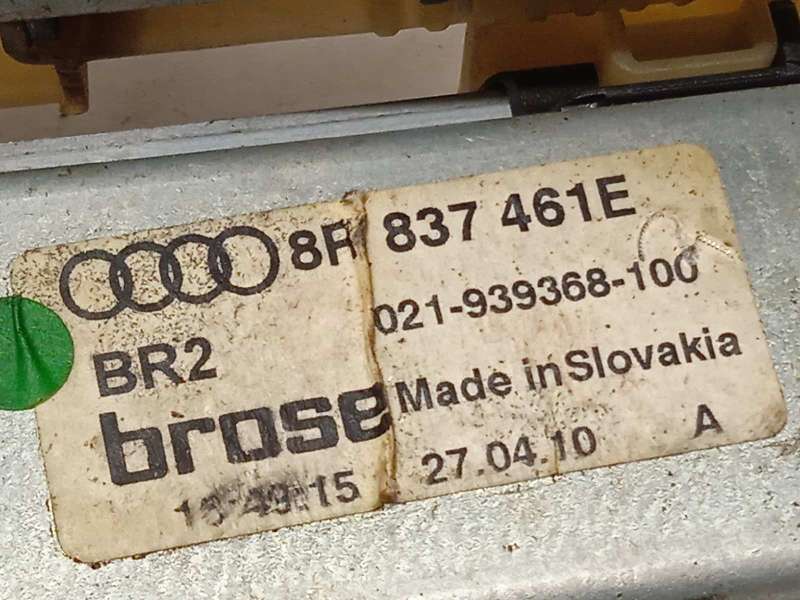 Recambio de elevalunas delantero izquierdo para audi q5 (8r) 2.0 16v tfsi referencia OEM IAM 8R0837461E  8K0959801B 4