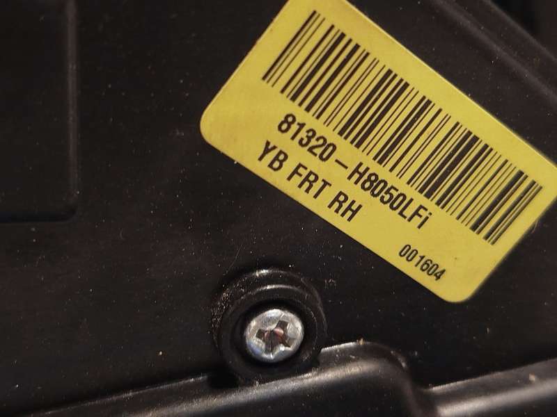 Recambio de cerradura puerta delantera derecha para kia stonic (ybcuv) 1.0 tgdi cat referencia OEM IAM 81320H8050 - Blanco 4