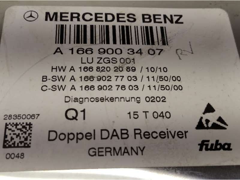 Recambio de modulo electronico para mercedes-benz clase e (w212) lim. 2.1 cdi cat referencia OEM IAM A1669003407  1669003407 - Negro 4