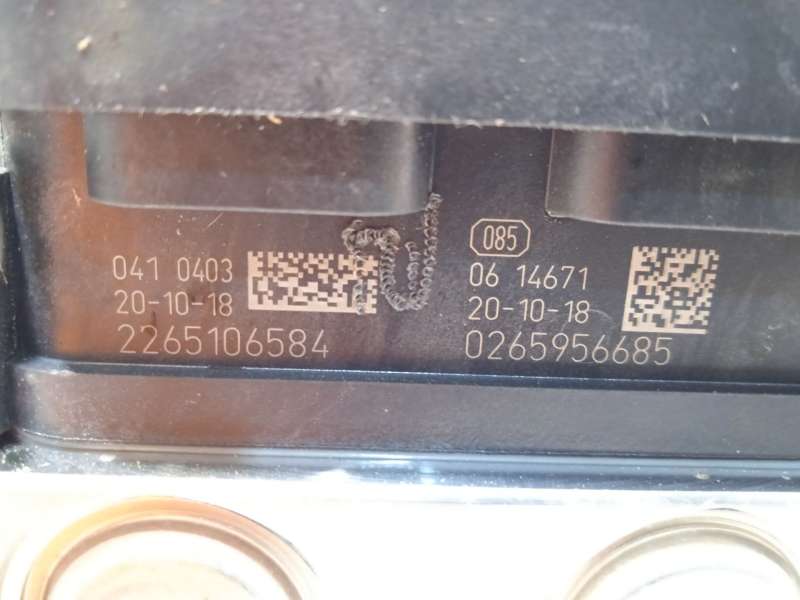 Recambio de abs para skoda scala (nw1) 1.5 tsi referencia OEM IAM 2Q0614517AP 2265106584 269902 6