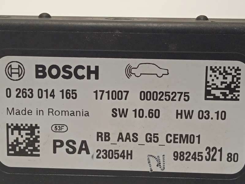 Recambio de sensor de aparcamiento para citroën c4 grand picasso 1.6 blue-hdi fap referencia OEM IAM 9824532180  0263014165 4