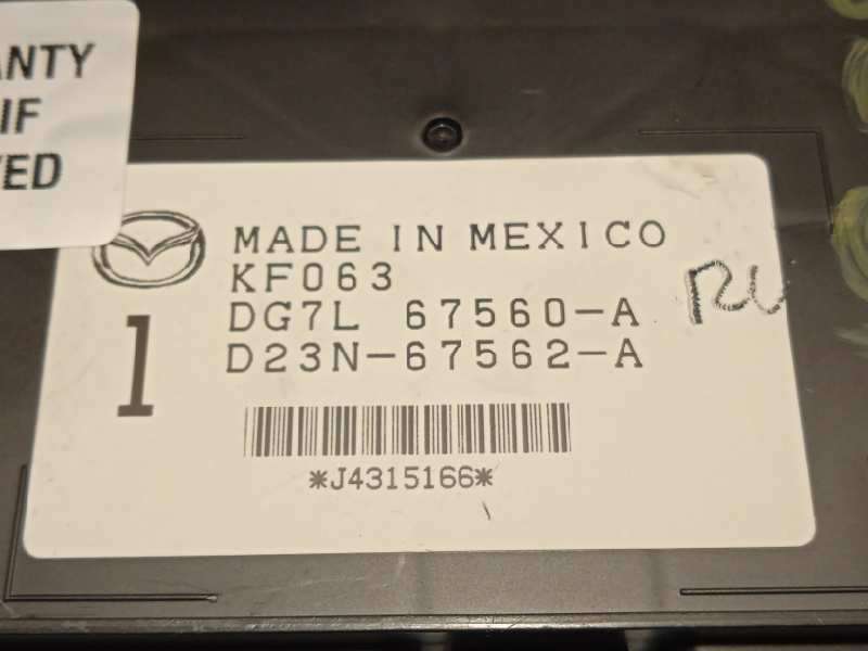 Recambio de modulo electronico para mazda 2 lim. () 1.5 16v cat referencia OEM IAM DG7L67560A  KF063 - Azul 4