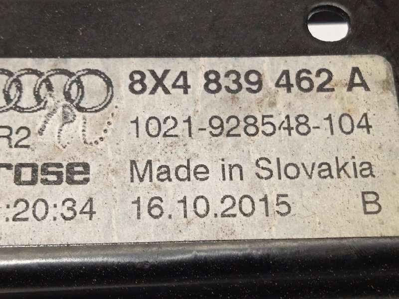 Recambio de elevalunas trasero derecho para audi a1 sportback (8xf) attraction referencia OEM IAM 8X4839462A  8K0959811A - Blanco 2