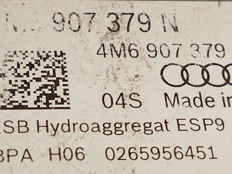 Recambio de abs para audi q8 (4mn, 4mt) 50 tdi mild hybrid quattro referencia OEM IAM 4M6614517AD 0265956451 269731 7