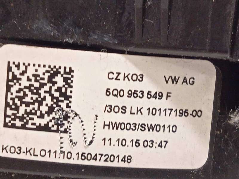 Recambio de anillo airbag para seat leon st (5f8) x-perience 4drive referencia OEM IAM 5Q0953649F 4
