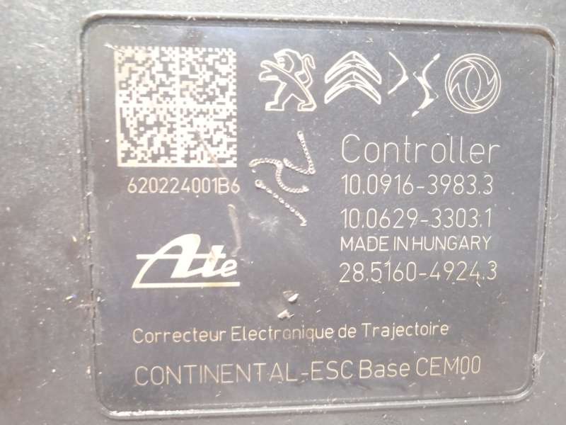 Recambio de abs para peugeot 208 (p2) active referencia OEM IAM 9836177780 10091639833 10022020184 6