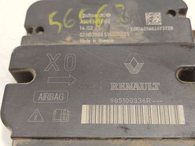 Recambio de centralita airbag para dacia dokker furgoneta/monovolumen 1.6 referencia OEM IAM 985100336R  A2C85839102 - Blanco 4