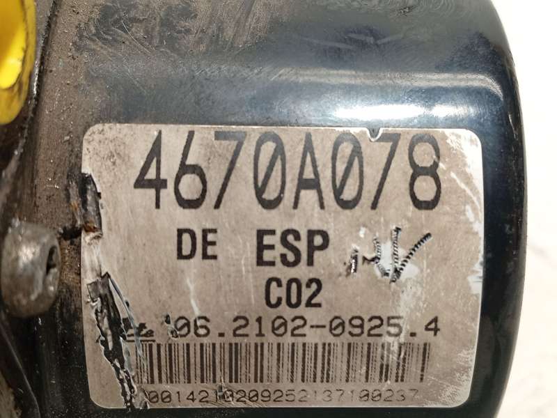 Recambio de abs para mitsubishi grandis (na_w) 2.0 di-d (na8w) referencia OEM IAM 4670A078 00401617D0 06210209254 5
