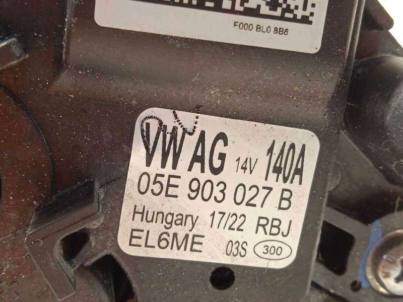 Recambio de alternador para volkswagen tiguan (ax1) 1.5 16v tsi act referencia OEM IAM 05E903027B 4