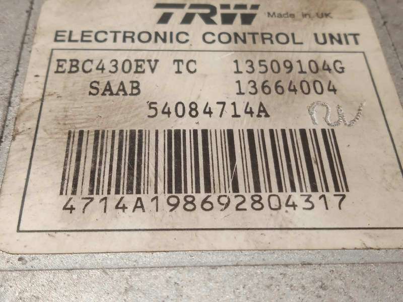 Recambio de abs para saab 9-3 berlina 1.9 tid cat referencia OEM IAM 12801328 13664004 13509104G - Negro 5