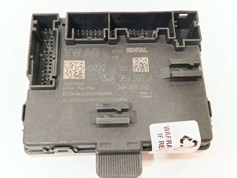 Recambio de modulo electronico para volkswagen tiguan 2,0 tig referencia OEM IAM 3WA959592A 3WA959592 4