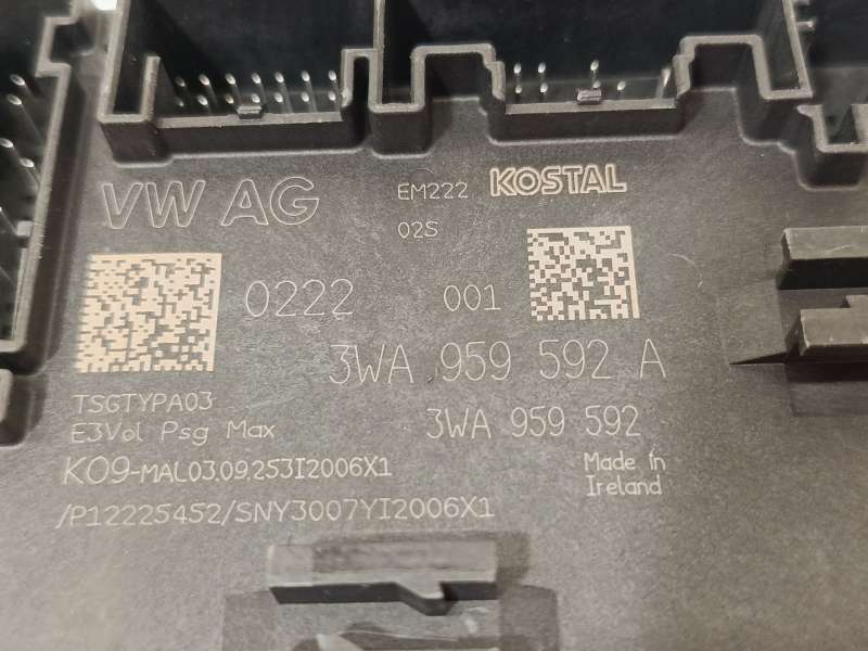 Recambio de modulo electronico para volkswagen tiguan 2,0 tig referencia OEM IAM 3WA959592A 3WA959592 5