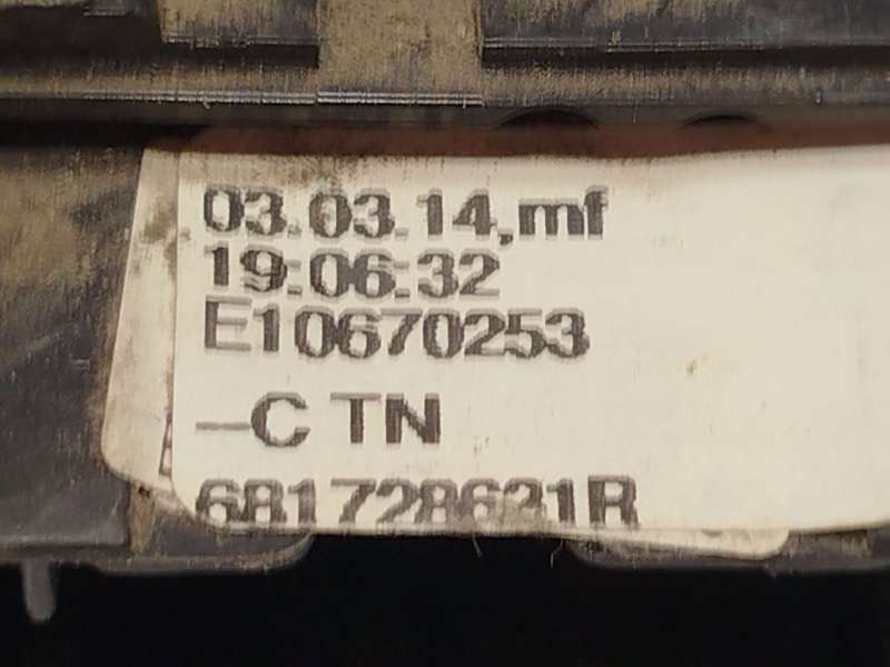 Recambio de mando limpia para dacia dokker furgoneta/monovolumen 1.6 referencia OEM IAM 8201168003 - Blanco 4