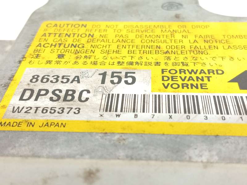 Recambio de centralita airbag para mitsubishi grandis (na_w) 2.0 di-d (na8w) referencia OEM IAM 8635A155  W2T65373 3