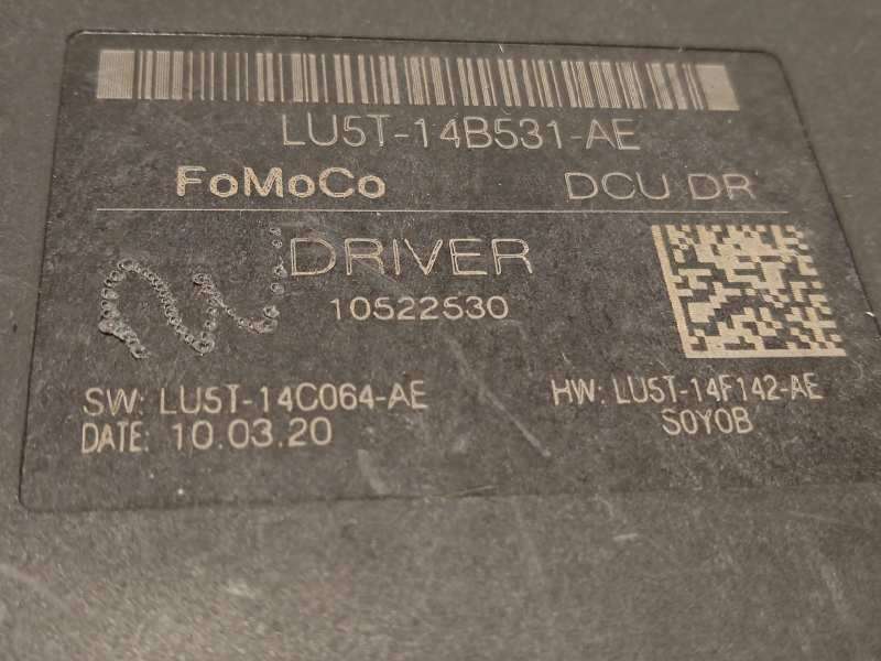 Recambio de centralita confort para ford fiesta (ce1) trend referencia OEM IAM LU5T14B531AE  2528382 4