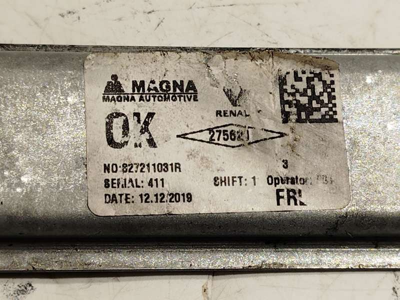 Recambio de elevalunas trasero izquierdo para dacia sandero ii (b8_) 1.5 blue dci 95 (b8jl) referencia OEM IAM 827211031R - Azul 4