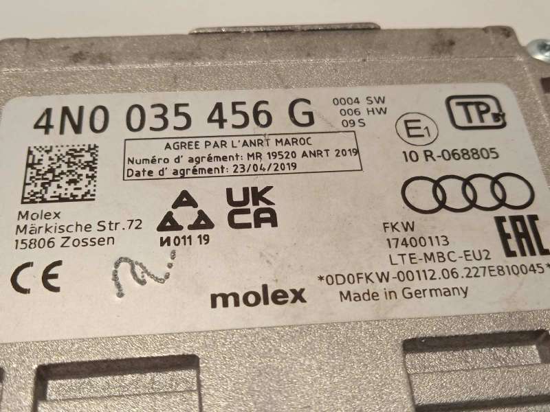 Recambio de modulo electronico para volkswagen t6.1 caravelle (sh) 2.0 tdi referencia OEM IAM 4N0035456G - Azul 4