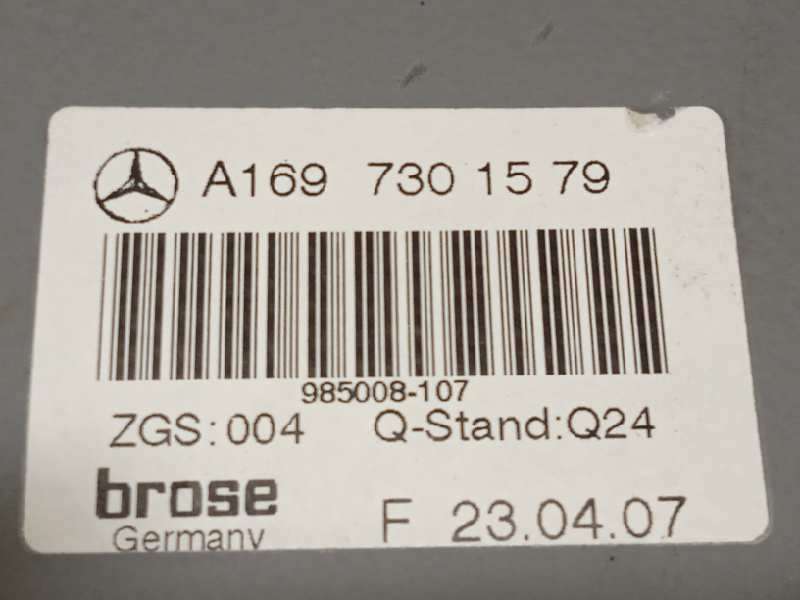 Recambio de elevalunas trasero izquierdo para mercedes-benz clase b (w245) 200 cdi (245.208) referencia OEM IAM A1697301579  169 4