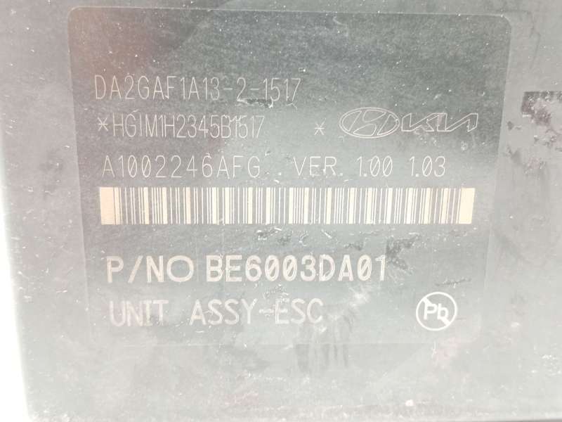 Recambio de abs para kia stonic (ybcuv) drive referencia OEM IAM 58910H8450 BE6003DA01 MGH85ADBH6013DA01 6