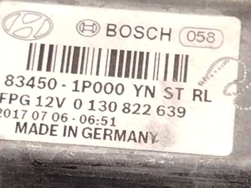 Recambio de elevalunas trasero izquierdo para hyundai ix20 1.6 cat referencia OEM IAM 834701K010 834501P000 4