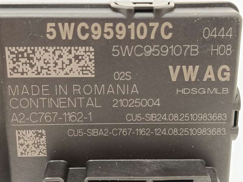 Recambio de modulo electronico para volkswagen tiguan 2,0 tig referencia OEM IAM 5WC959107C 5WC959107B A2C76711621 5