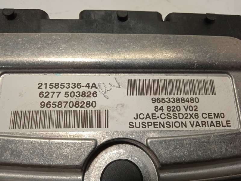 Recambio de centralita suspension para citroën c6 exclusive referencia OEM IAM 9653388480  9658708280 - Negro 4