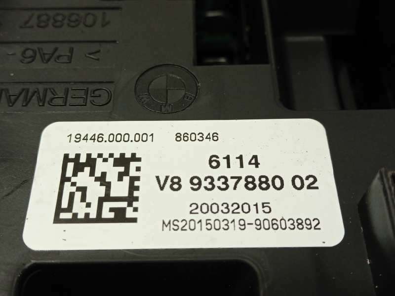 Recambio de caja reles / fusibles para bmw serie 4 coupe (f32) 430d referencia OEM IAM 61149337880  9337880 - Gris 4