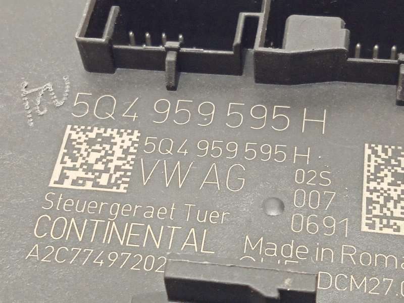Recambio de modulo confort para skoda octavia lim. (nx3) 2.0 tdi referencia OEM IAM 5Q4959595H - Negro 4