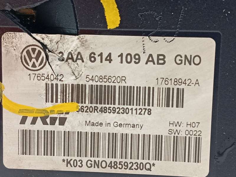 Recambio de abs para volkswagen passat b7 (362) 2.0 tdi referencia OEM IAM 3AA614109AB 17654042 54085620R 7