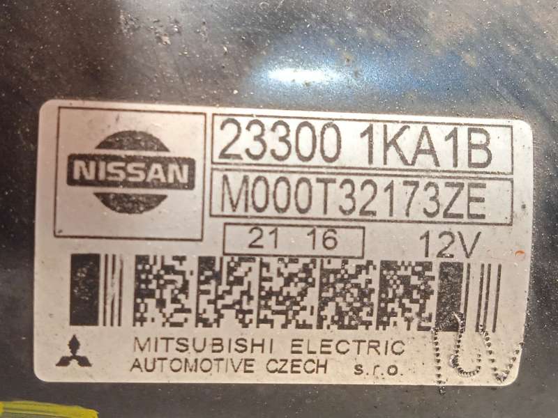 Recambio de motor arranque para nissan juke (f15) 1.6 referencia OEM IAM 233001KA1B  M000T32173ZE 5