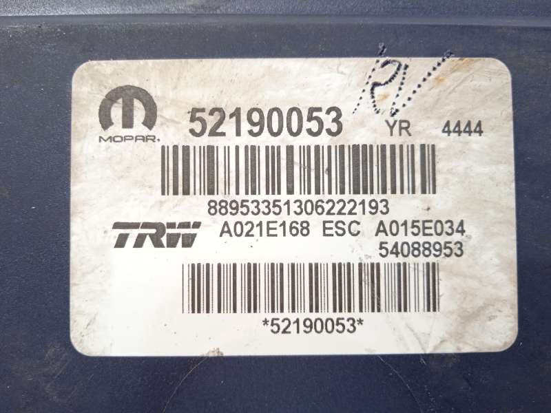 Recambio de abs para fiat 500x (334_) 1.0 (334.axn1b) referencia OEM IAM 52190053 54088953 A021E168 5