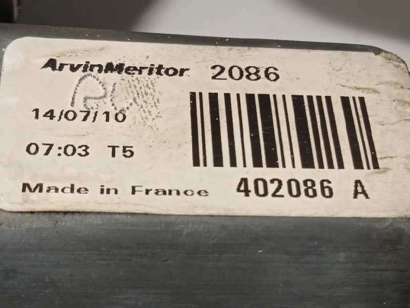 Recambio de elevalunas delantero derecho para renault kangoo 1.5 dci diesel referencia OEM IAM 402086A - Negro 3