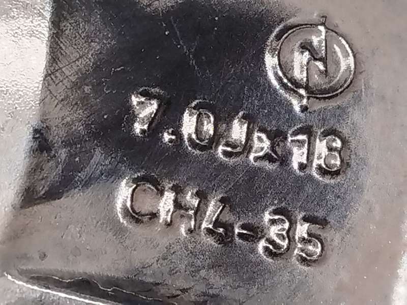 Recambio de llanta para opel mokka 1.2 (76) referencia OEM IAM 9835097680 - Gris 6