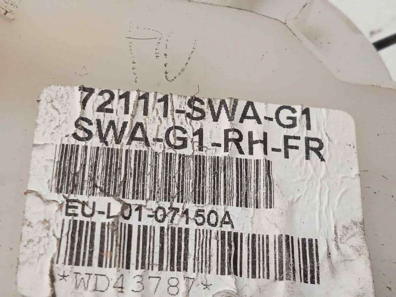 Recambio de cerradura puerta delantera derecha para honda cr-v (re) comfort referencia OEM IAM 72111SWAG1 - Gris 4