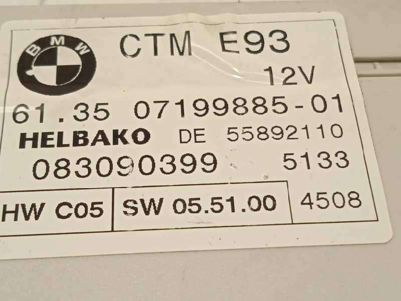 Recambio de modulo electronico para bmw serie 3 cabrio (e93) 325d referencia OEM IAM 613507199885 - Blanco 4