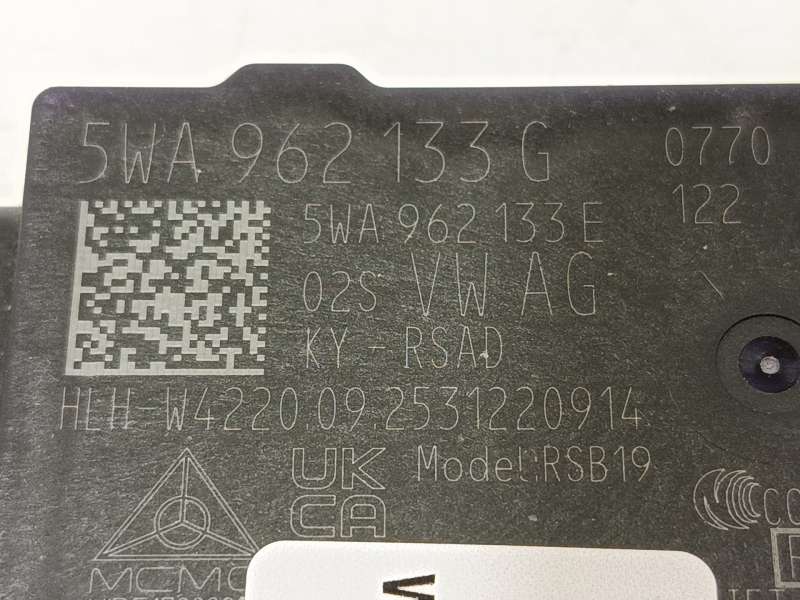 Recambio de modulo electronico para volkswagen tiguan 2,0 tig referencia OEM IAM 5WA962133G 5WA962133E 5