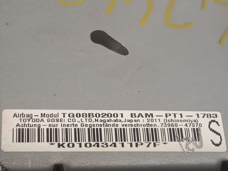 Recambio de airbag delantero derecho para toyota prius (nhw30) plug-in hybrid advance referencia OEM IAM K01043411P7F  739604707 - Blanco 4