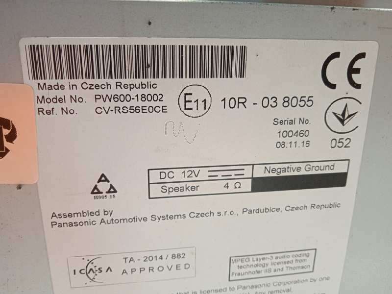 Recambio de sistema navegacion gps para toyota gt 86 sport referencia OEM IAM PW60018002 - Gris 4