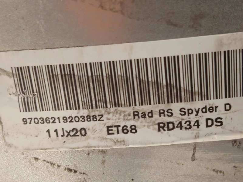Recambio de llanta para porsche panamera 4 s referencia OEM IAM 97036219203 9