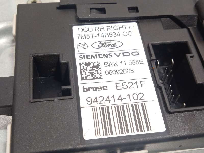 Recambio de elevalunas trasero derecho para ford kuga i 2.0 tdci referencia OEM IAM 1738648 - Azul 6