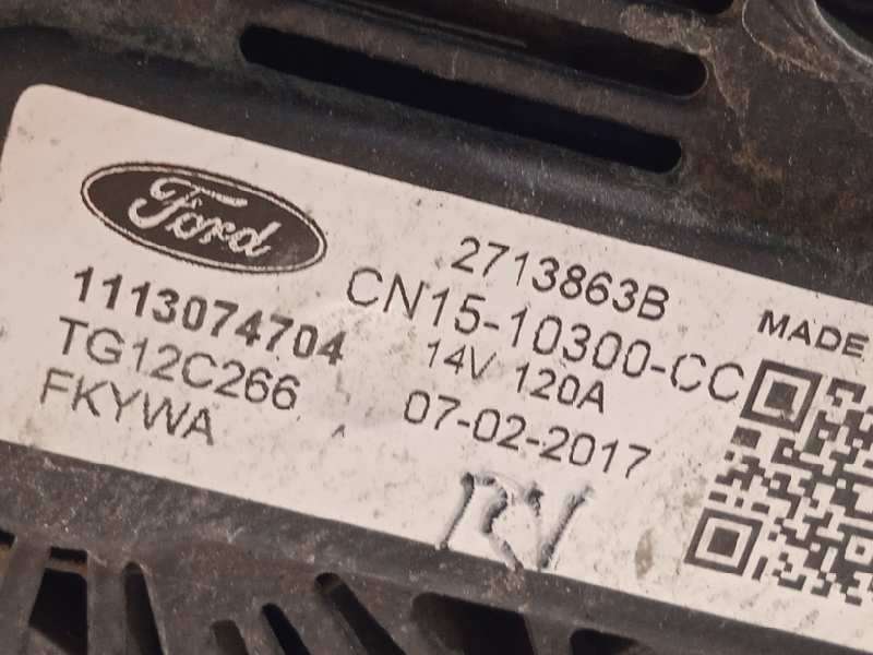 Recambio de alternador para ford ka+ 1.2 ti-vct cat referencia OEM IAM CN1510300CC 2119650 TG12C266 - Blanco 4