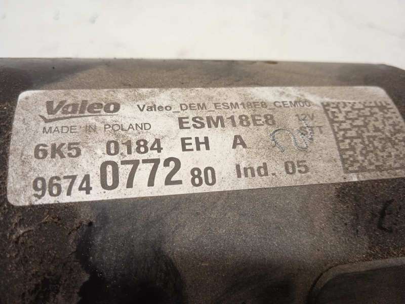 Recambio de motor arranque para peugeot 308 1.2 12v e-thp referencia OEM IAM 9674077280  ESM18E8 - Azul 4