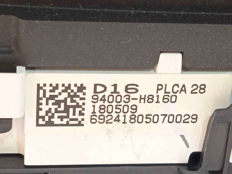 Recambio de cuadro instrumentos para kia rio (yb) 1.2 cat referencia OEM IAM 94003H8160 - Rojo 7