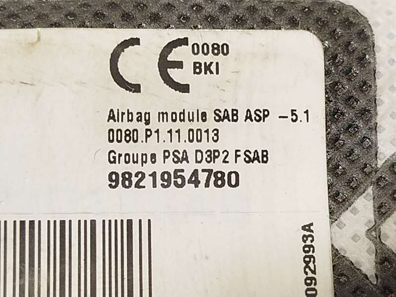 Recambio de airbag lateral derecho para opel corsa f (p2jo) 1.2 (68) referencia OEM IAM 9821954780 2
