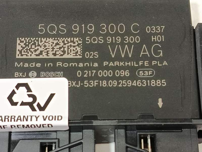 Recambio de modulo electronico para volkswagen tiguan 2,0 tig referencia OEM IAM 5QS919300C 5QS919300 0217000096 5