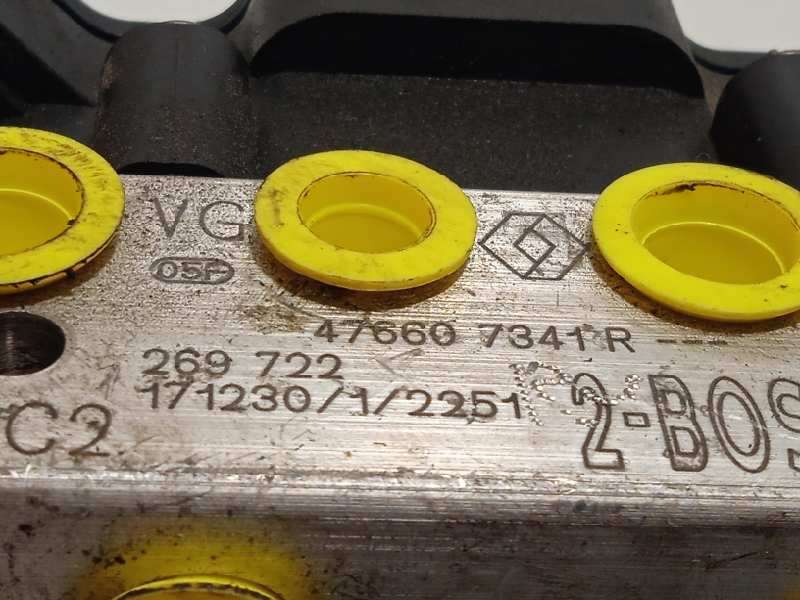 Recambio de abs para renault captur 0.9 energy referencia OEM IAM 476607341R 0265956527 269722 6