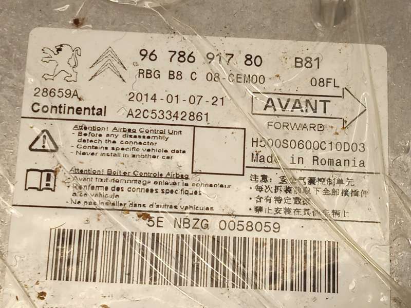 Recambio de kit airbag para citroën ds5 1.6 hdi 115 referencia OEM IAM 96709974ZD 1610116780 96864298ZD - Gris 11