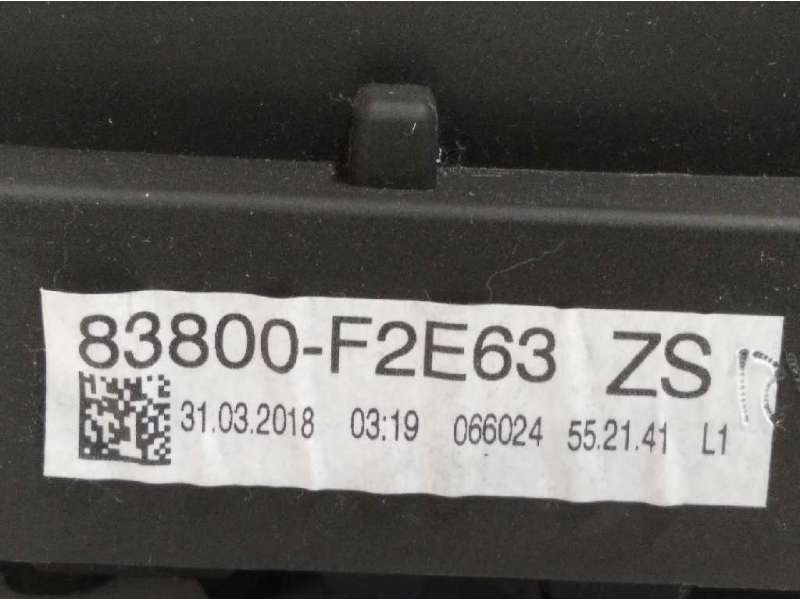 Recambio de cuadro instrumentos para toyota auris 1.8 16v (híbrido) referencia OEM IAM 83800F2E63 5