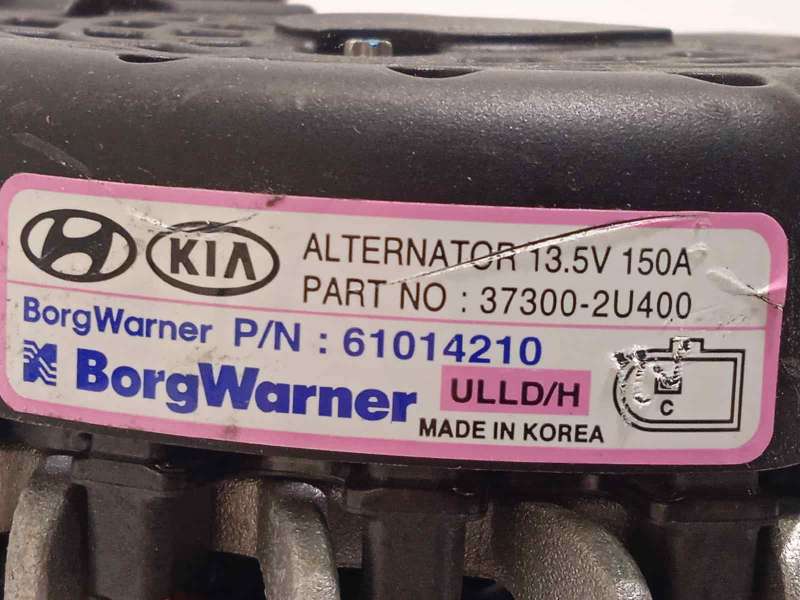 Recambio de alternador para hyundai tucson (nx4) maxx referencia OEM IAM 373002U400  61014210 5