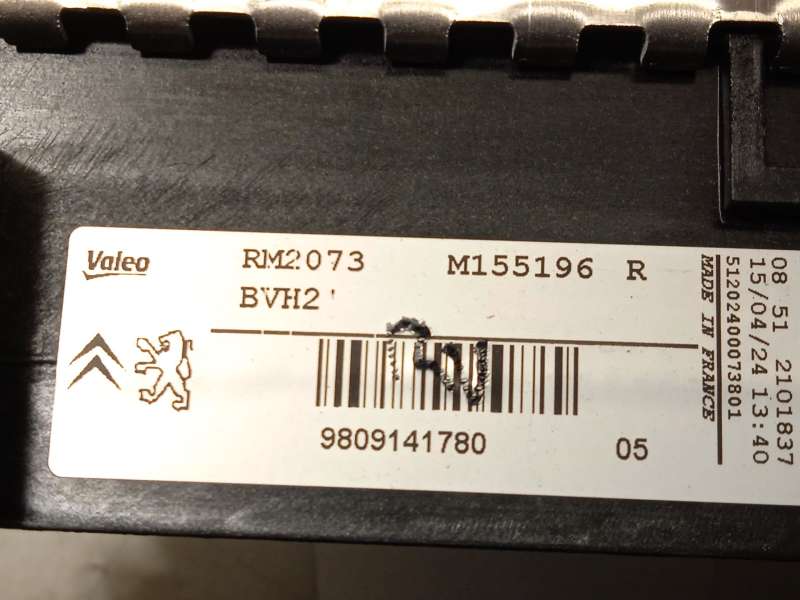 Recambio de radiador agua para peugeot 3008 ii suv (mc_, mr_, mj_, m4_) 1.5 bluehdi 130 referencia OEM IAM 9809141780 7